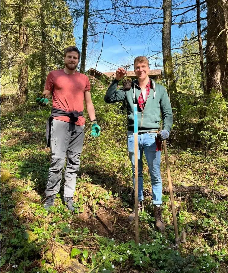 Bergwaldprojekt, Christian Weidling und Niklas Vogler