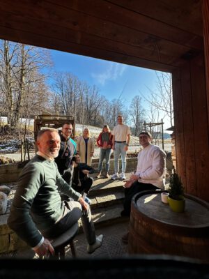 Wer Veränderung scheut verliert Relevanz, Gemsen beim Offiste in Steingau